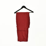 Vintage track pants tracksuit bottoms joggers trousers in maroon