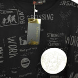 Vintage Original Versace t-shirt top blouse tee in black with a tag