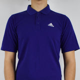 Vintage adidas polo shirt tee blouse top tee in dark blue