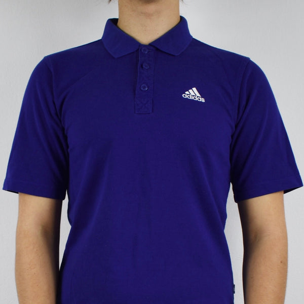 Vintage adidas polo shirt tee blouse top tee in dark blue