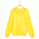 Vintage windbreaker fleece pullover in yellow