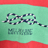 Vintage incredible Melbourne Classix crewneck jumper longsleeve tee pullover sweatshirt in red and green