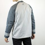 Vintage Adidas sweatshirt jumper sweater pullover hoodie in white and gray