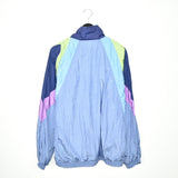 Vintage Puma zip up tracksuit track jacket trackie sweater jumper sweatshirt pullover long sleeve in baby purple pink blue and green