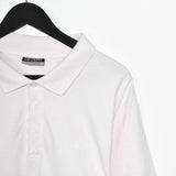 Vintage Kappa polo shirt top blouse tee in light pink