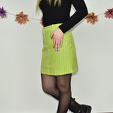 Super cute B Young corduroy skirt in bright green