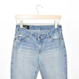 Vintage unique Lee jeans joggers bottoms pants trousers track pants in light blue