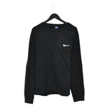 Vintage Nike longsleeve tee pullover sweatshirt in black