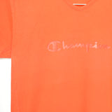 Vintage Champion t-shirt top blouse tee in bright orange