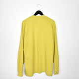 Vintage Nike longsleeve tee pullover sweatshirt in yellow