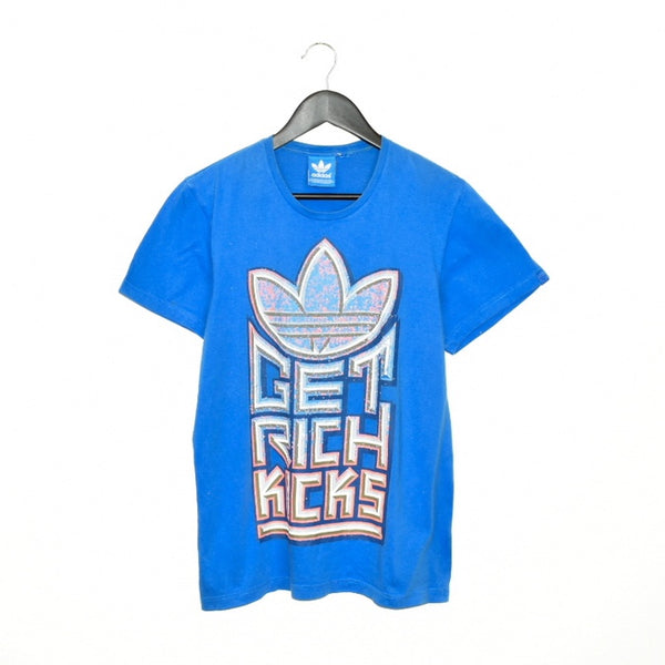 Vintage Adidas t-shirt top blouse tee in blue