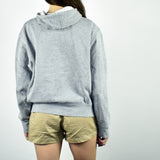 Vintage Fila zip up hoodie jumper sweater pullover in gray