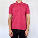 ✈️🚚WORLDWIDE POSTAGE❗️CHECK ALL PICS FOR MEASUREMENTS🌊PINK LACOSTE POLO SHIRT