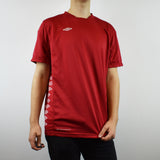 Vintage umbro tee shirt blouse top in red