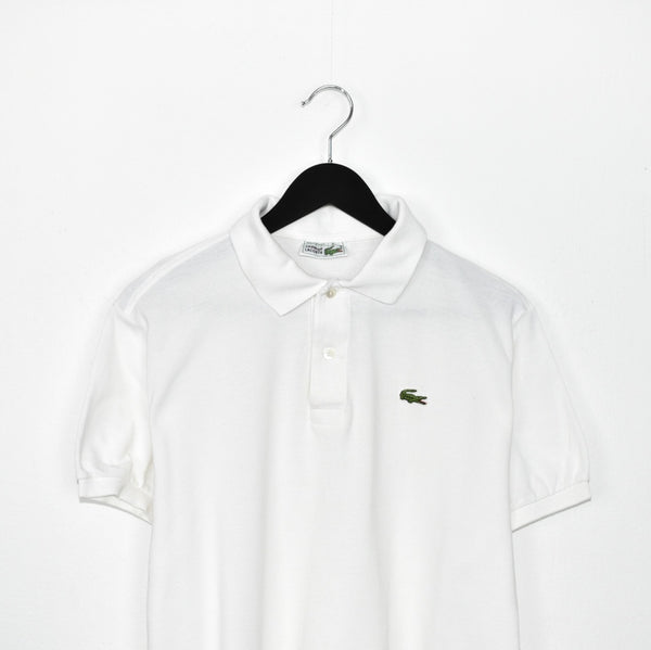 Vintage Lacoste polo shirt tee blouse top in white