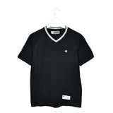 Vintage Champion V-neck t-shirt top blouse tee in black