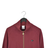 Vintage Nike zip up jumper hoodie pullover sweatshirt windbreaker track jacket in burgundy and yellow
