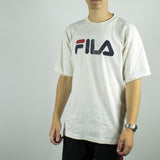 Fila t-shirt top blouse tee in white
