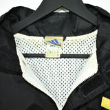 Vintage Adidas zip up tracksuit track jacket trackie sweater jumper sweatshirt pullover long sleeve in white black and yellow