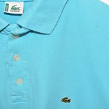 Vintage Lacoste polo shirt tee blouse top in light blue