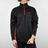 Vintage Starter sweater pullover jumper sweatshirt in black with red details