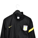 Vintage Nike AVFC zip up tracksuit track jacket trackie sweater windbreaker jumper sweatshirt pullover long sleeve in black and yellow