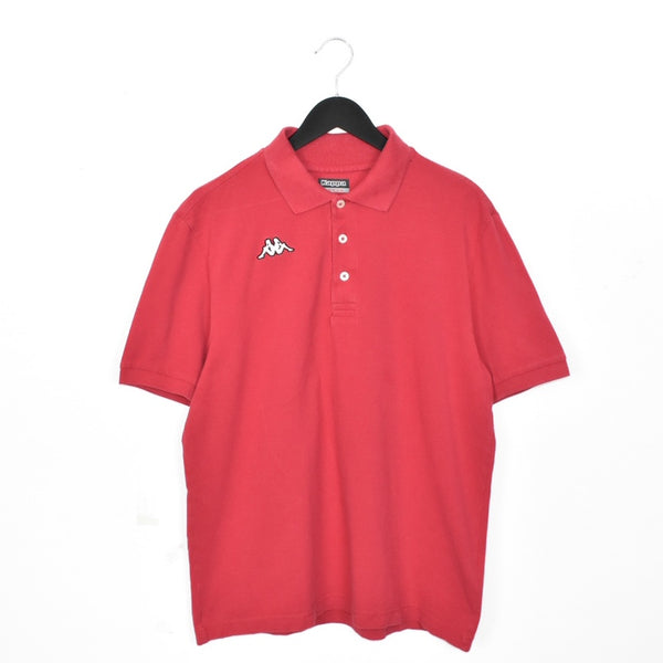 Vintage Kappa polo shirt top blouse tee in red