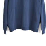 Vintage Hugo Boss crewneck jumper bomber track jacket fleece sweatshirt longsleeve tee pullover in dark blue