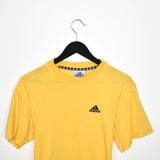 Vintage Adidas t-shirt tee blouse top in yellow