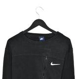Vintage Nike longsleeve tee pullover sweatshirt in black