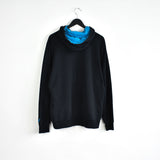 Vintage Puma hoodie pullover sweatshirt windbreaker fleece track jacket jumper in black, blue and green