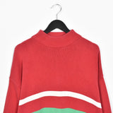 Vintage incredible Melbourne Classix crewneck jumper longsleeve tee pullover sweatshirt in red and green