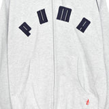 Vintage  Puma zip up hoodie pullover sweatshirt top jumper in grey