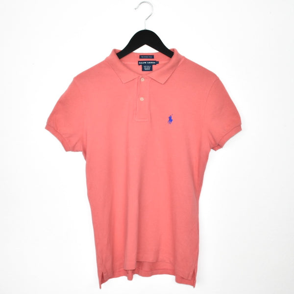 Vintage Ralph Lauren polo shirt tee blouse top in peach pink