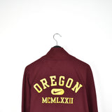 Vintage Nike zip up jumper hoodie pullover sweatshirt windbreaker track jacket in burgundy and yellow