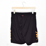 Vintage Kappa shorts trousers joggers bottoms pants in black and orange