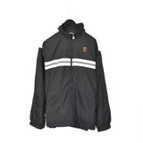 Vintage Nike zip up tracksuit track jacket trackie sweater windbreaker jumper sweatshirt pullover long sleeve in black and white