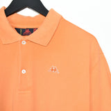 Vintage Kappa polo shirt t-shirt tee blouse top in orange