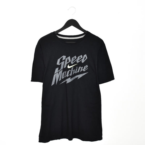 Vintage Nike t-shirt top blouse tee in black