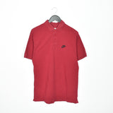 Vintage Nike polo shirt t-shirt pullover in red/maroonish