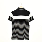 Vintage Tommy Hilfiger thick material t-shirt top blouse tee in black and white