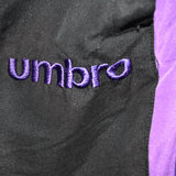 Vintage Umbro joggers trousers track pants bottoms in black and purple