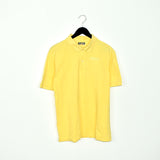 Vintage kappa polo shirt tee blouse top in yellow