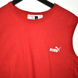 Vintage Puma sleeveless t-shirt top blouse tee in eed