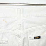 Vintage Lee jeans trousers joggers bottoms pants in white