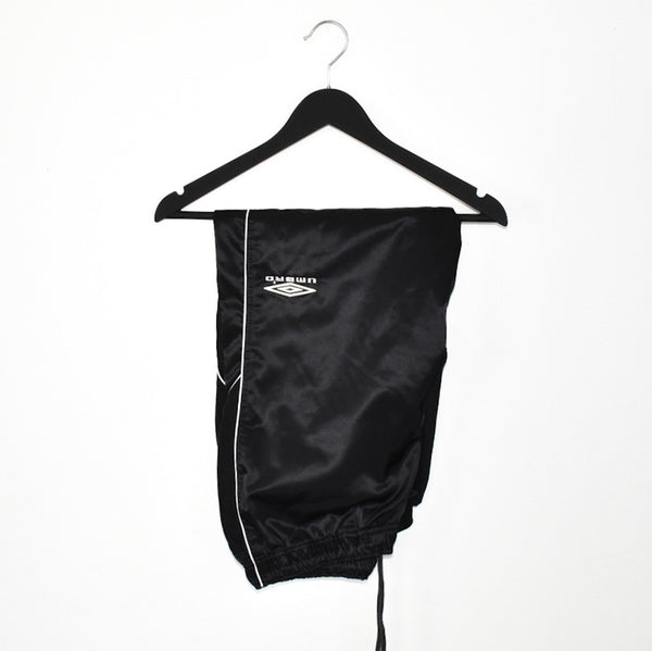 Vintage Umbro joggers casual pants bottoms trousers in black and white