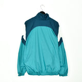 Vintage ellesse windbreaker tracksuit fleece longsleeve tee pullover sweatshirt jumper in electric green blue