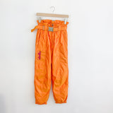 Vintage Ellesse track joggers trousers pants bottoms in bright orange