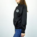 Vintage Champion tracksuit track jacket fleece windbreaker in black