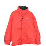 Vintage Ellesse puffer jacket track fleece longsleeve tee pullover windbreaker sweatshirt in red